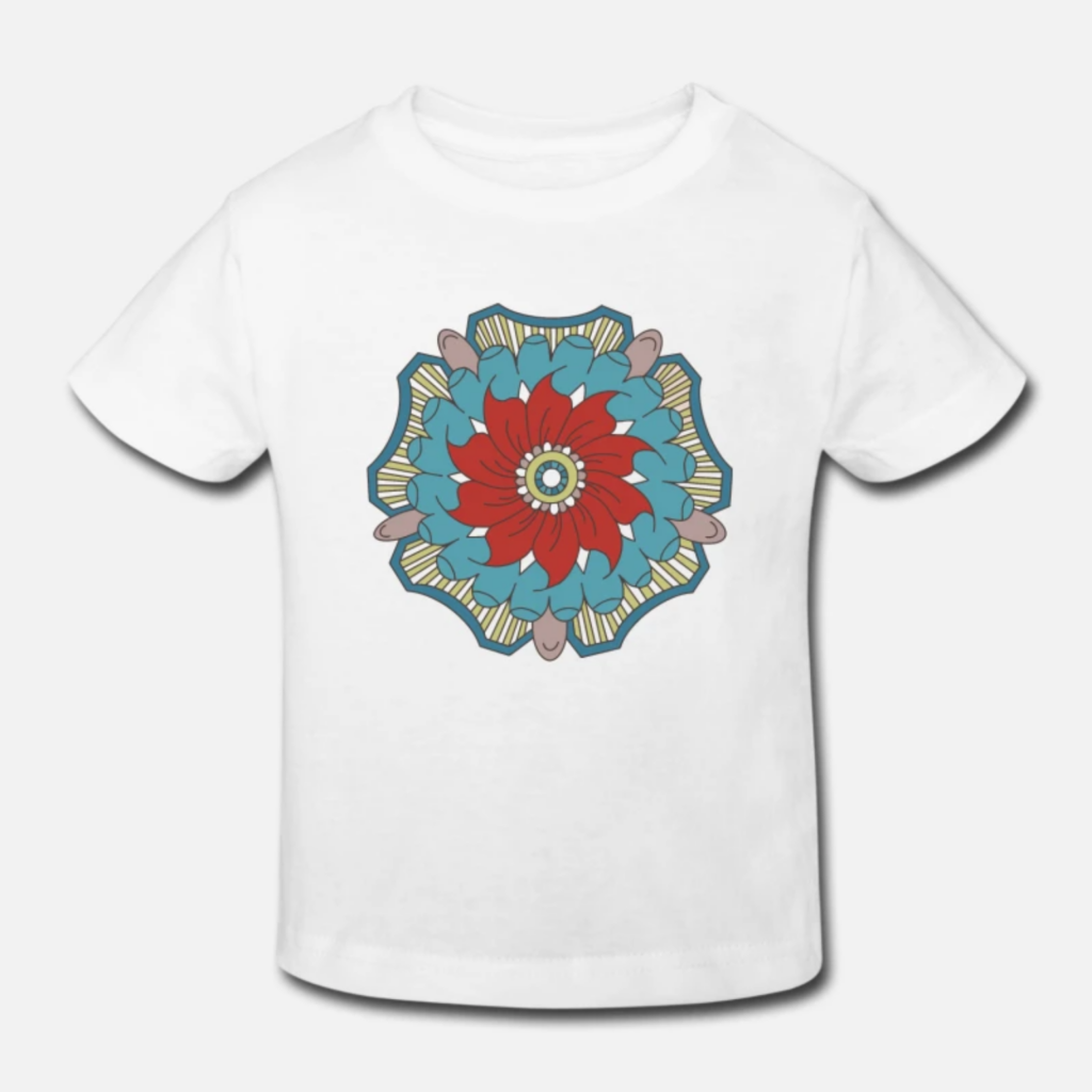 T-shirt with rosette